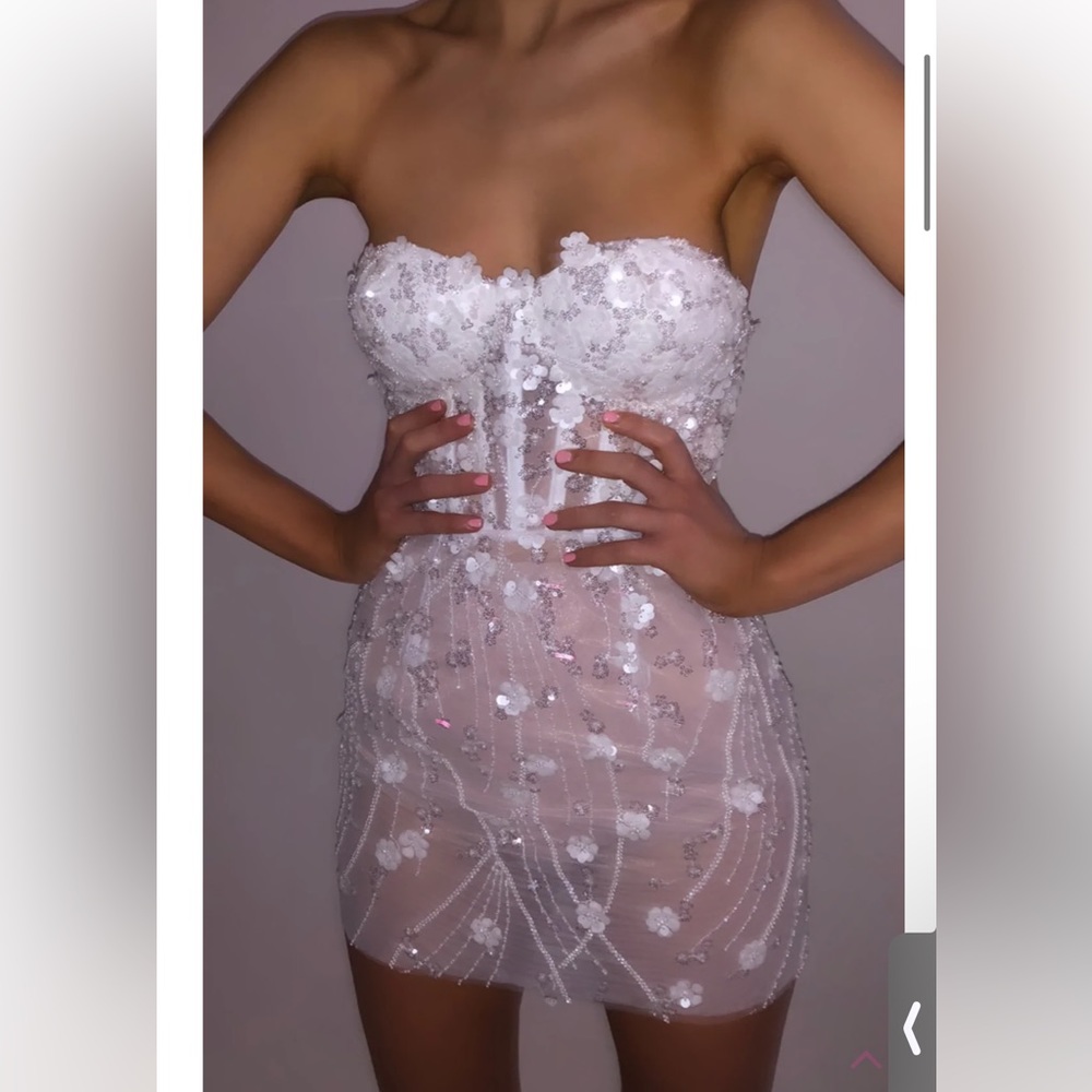 Seraphina Collection Sofia Dress NWOT White Size US 8